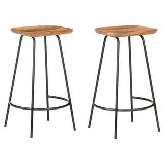 VidaXL Tabouret de bar bois  