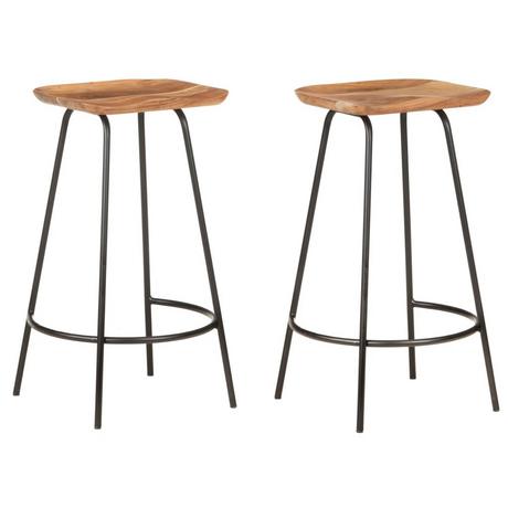 VidaXL Tabouret de bar bois  