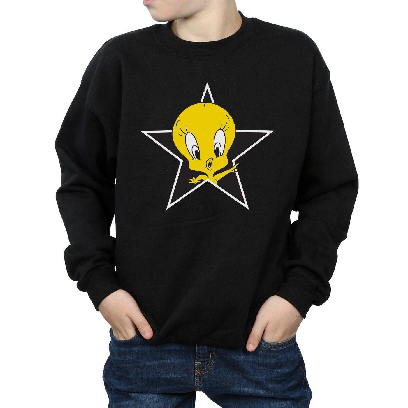 LOONEY TUNES  Tweety Pie Star Sweatshirt 