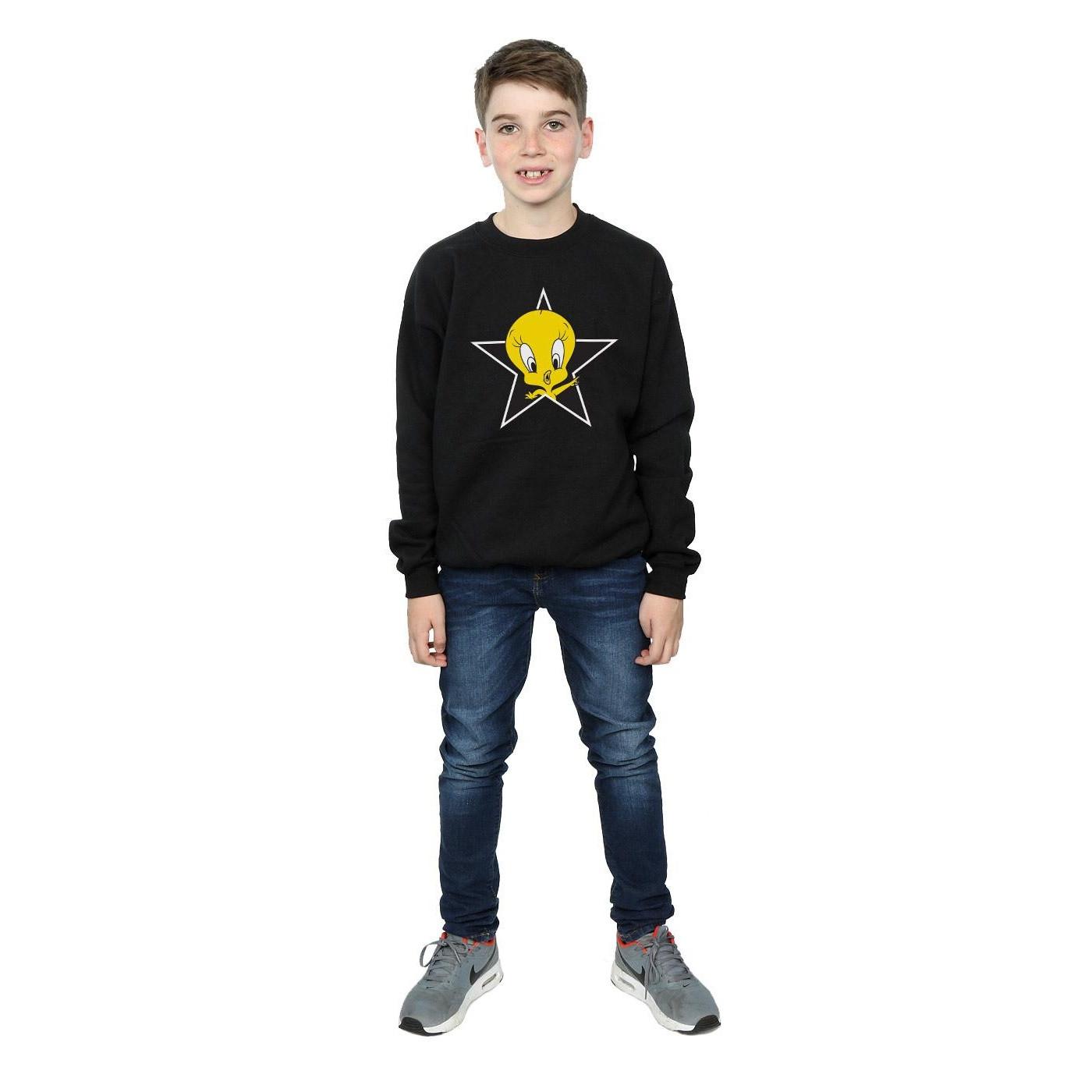 LOONEY TUNES  Tweety Pie Star Sweatshirt 