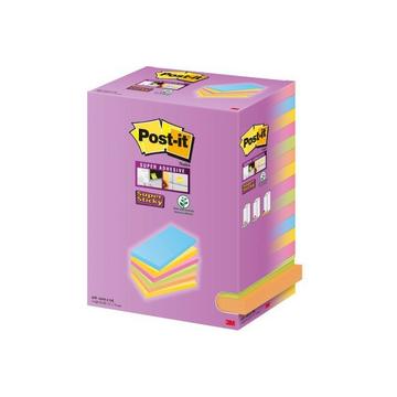 POST-IT Super Sticky Tower 127x76mm 655-16SS-COL farbig 16x90 Blatt