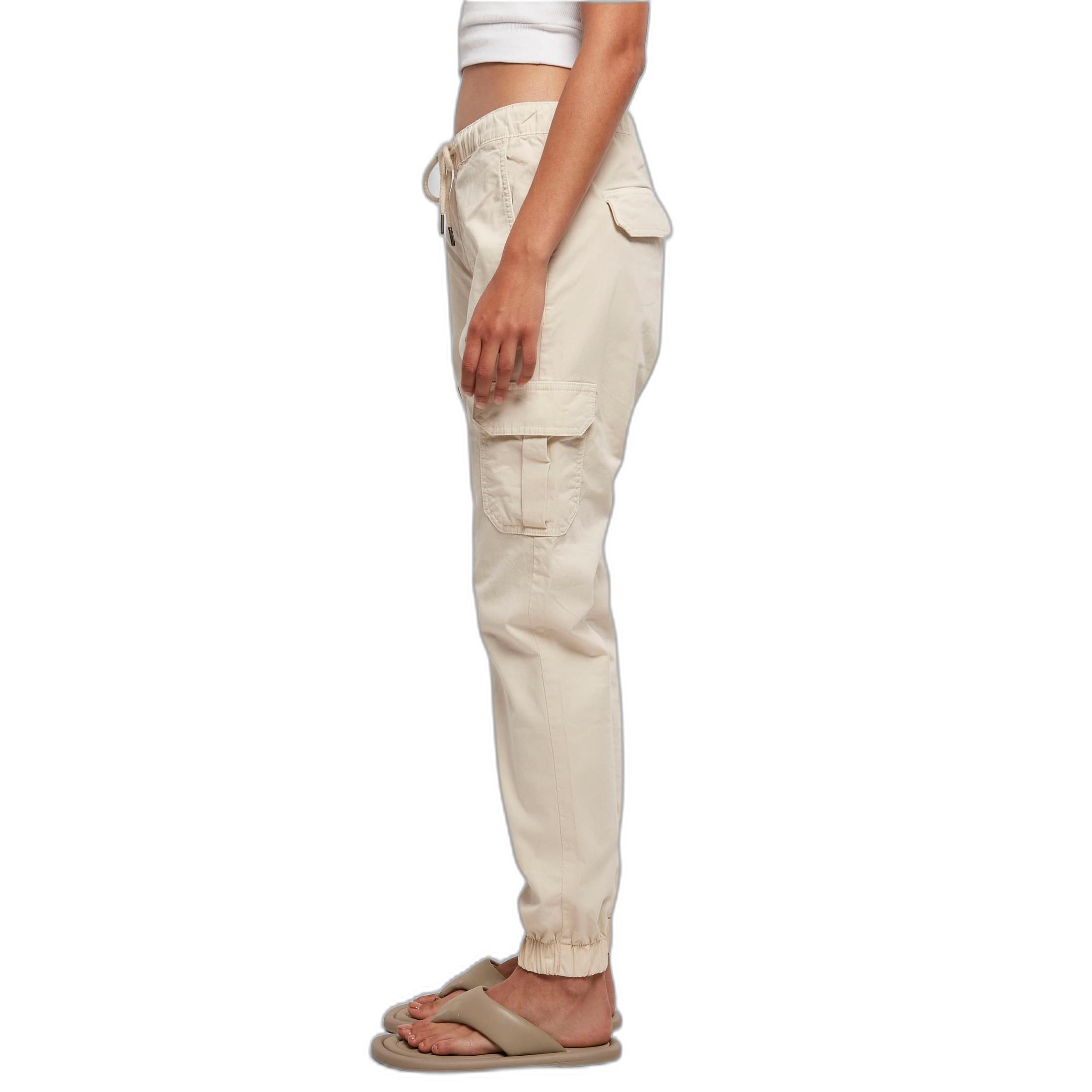 URBAN CLASSICS Pantalon Cargo Taille Haute  