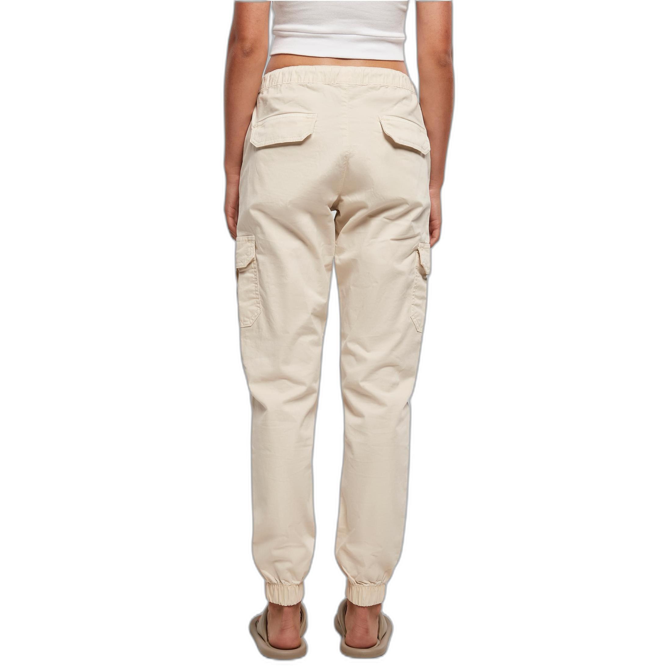 URBAN CLASSICS Pantalon Cargo Taille Haute  