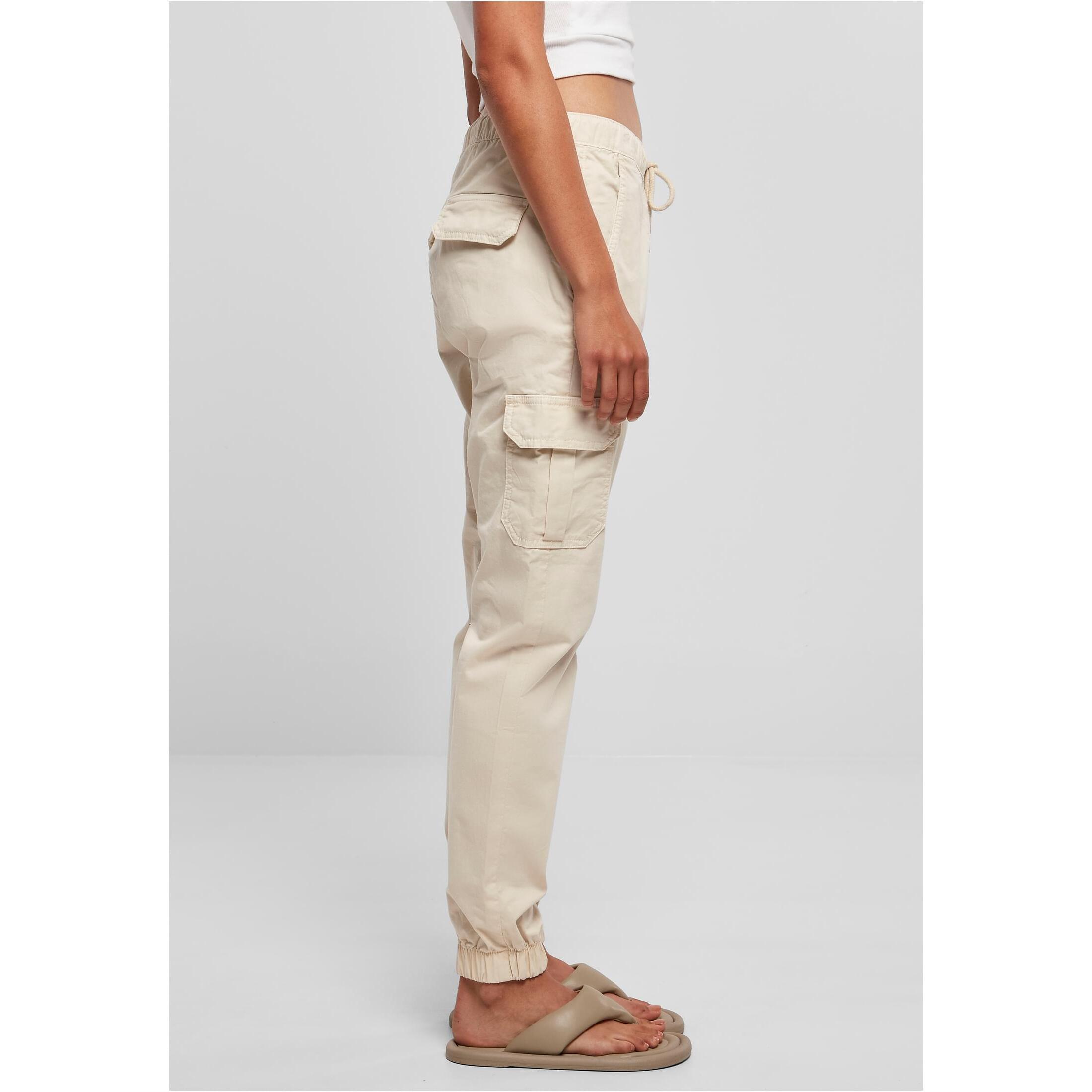 URBAN CLASSICS Pantalon Cargo Taille Haute  