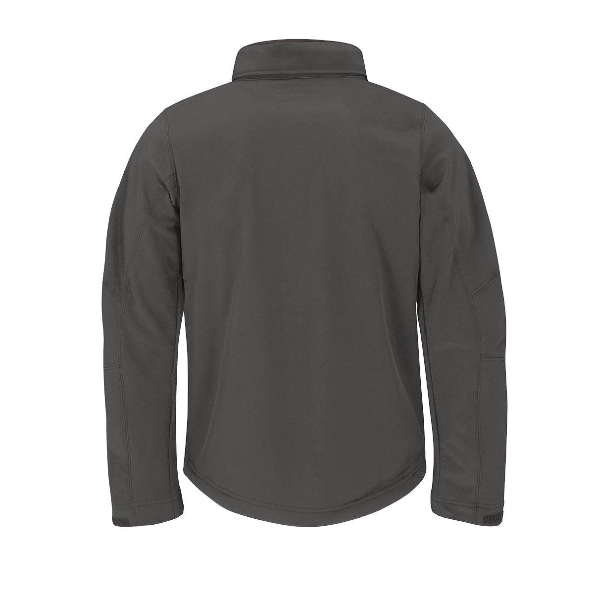 B and C Giacca Softshell con Cappuccio Fodera in Pile  