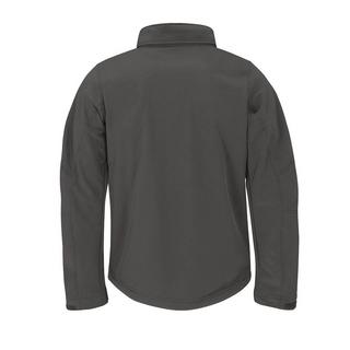 B and C Giacca Softshell con Cappuccio Fodera in Pile  