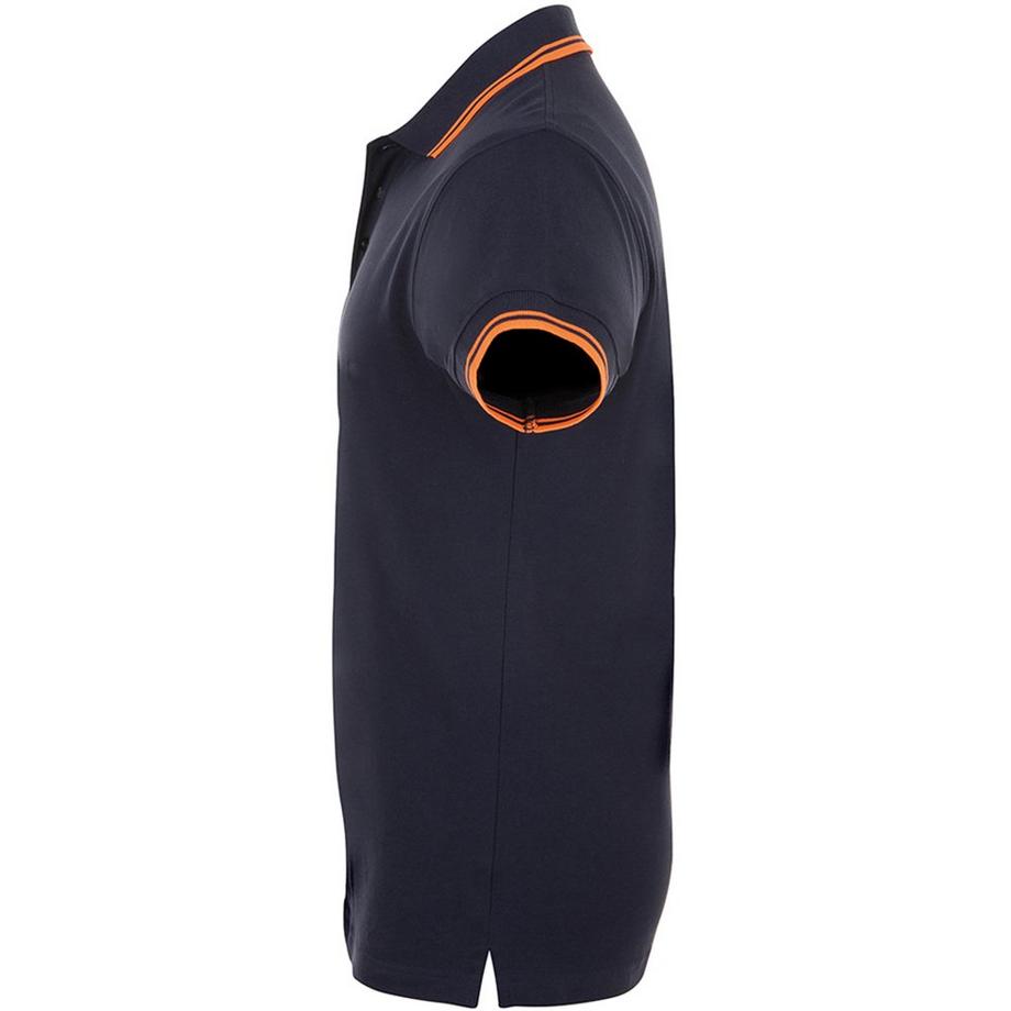 SOLS Pasadena Tipped Kurzarm Pique Polo  