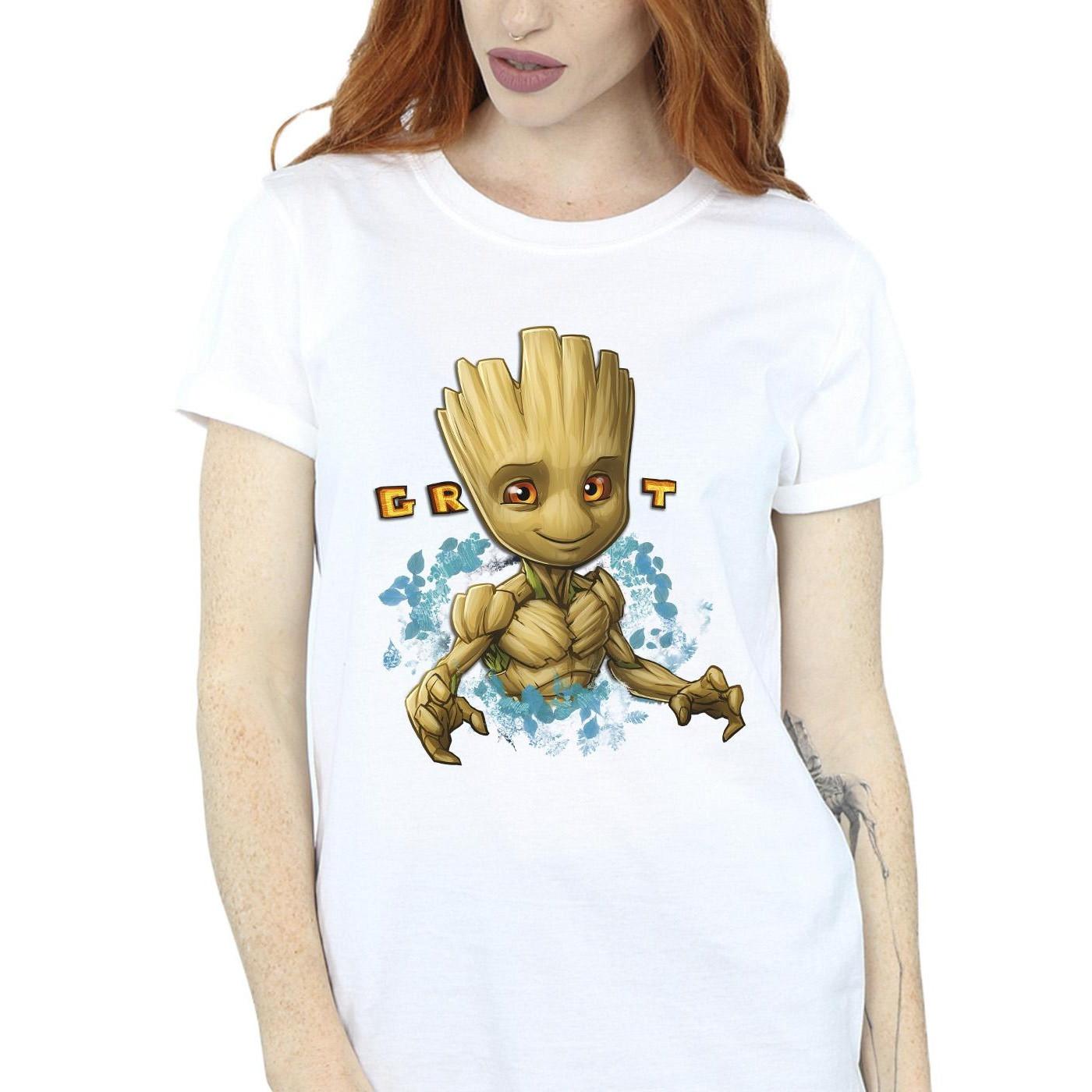 Guardians Of The Galaxy T-shirt Stampa Grafica Groot  