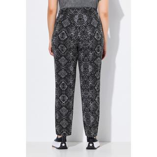 Ulla Popken Jogginghose Schlangenmuster Elastikbund  