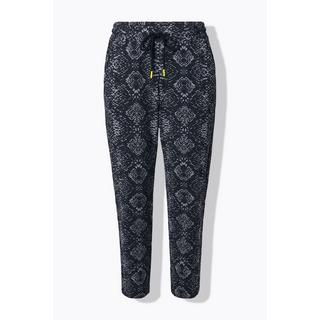 Ulla Popken Jogginghose Schlangenmuster Elastikbund  