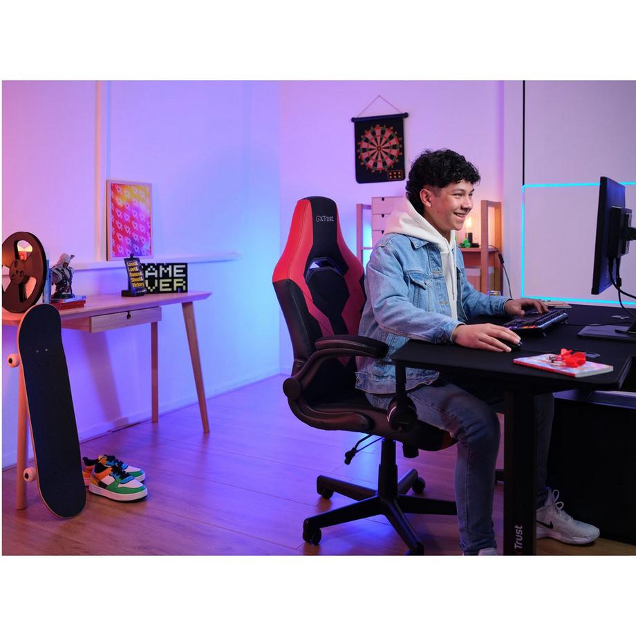 Trust  GXT 703R Riye Gaming-Stuhl Rot 