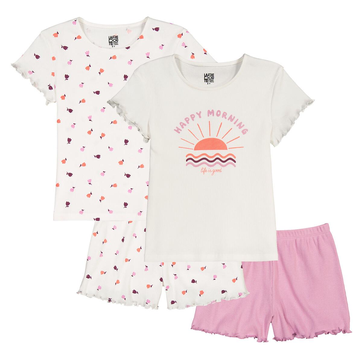 La Redoute Collections  2er-Pack Kurzpyjamas 