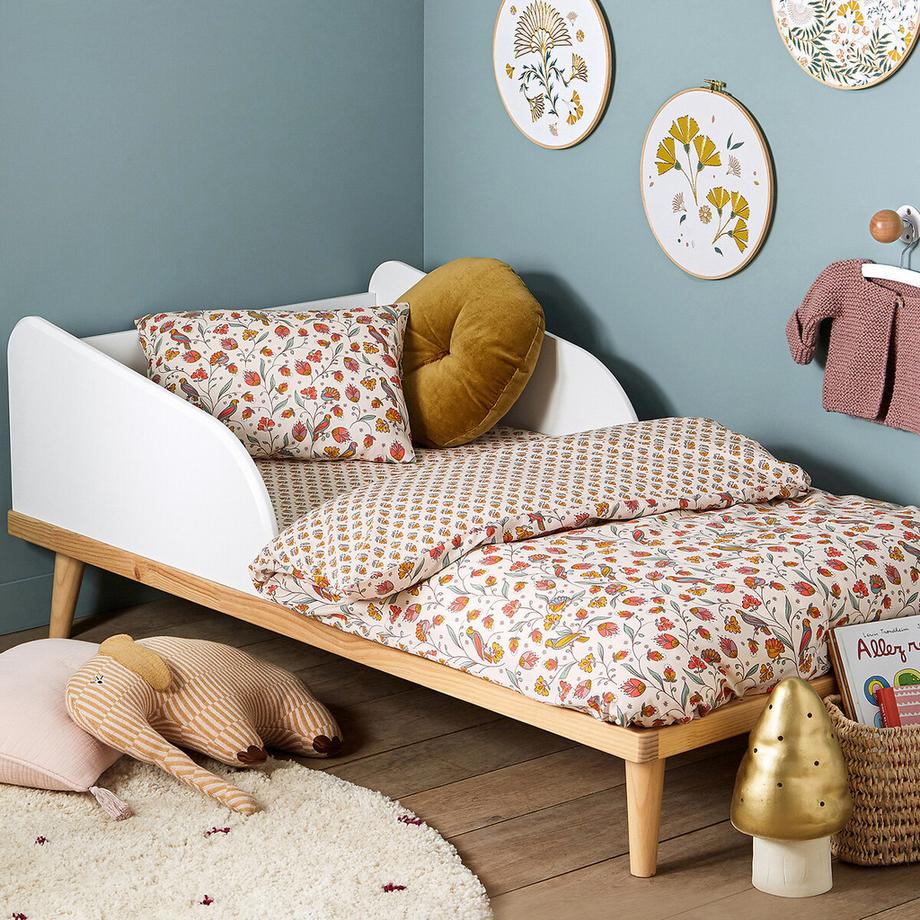 La Redoute Intérieurs Bertille Blumen Fixleintuch für Babys  