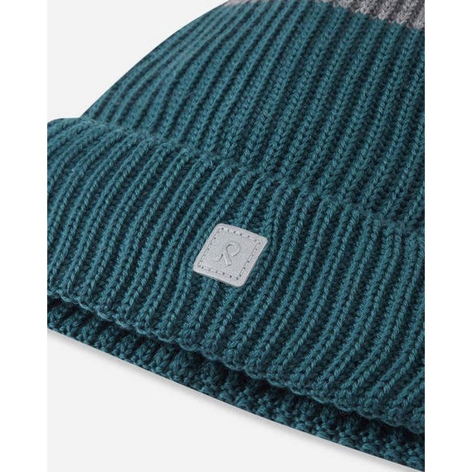 Reima  Bonnet en laine pour enfant Pilke bleu sarcelle foncé 