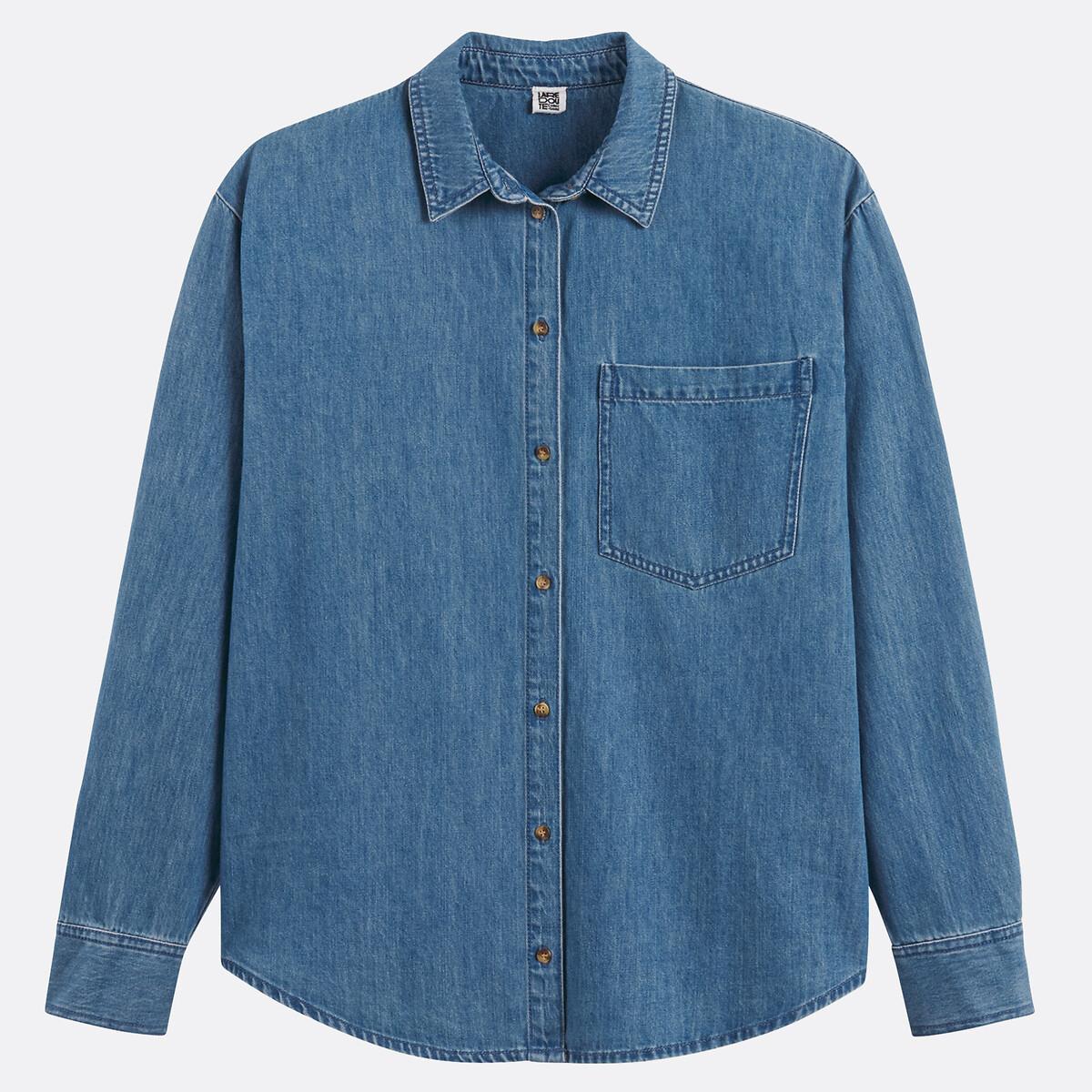 La Redoute Collections Camicia in denim di puro cotone  