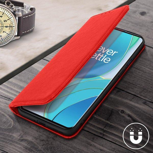 Avizar  Housse OnePlus 9 support vidéo Rouge 