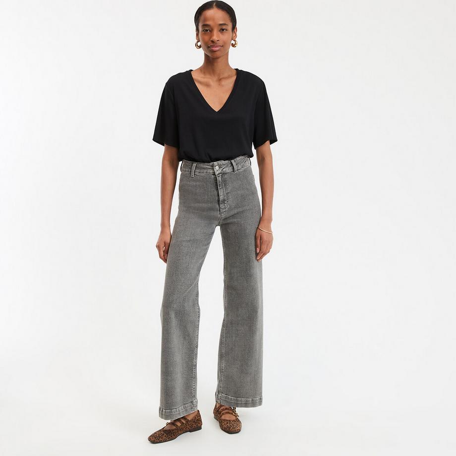 La Redoute Collections T-Shirt Scollo a V Maniche Corte  