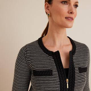 La Redoute Collections  Cardigan mit rundem Ausschnitt 