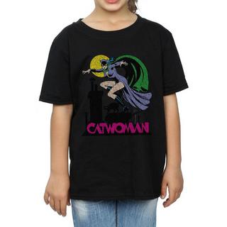 DC COMICS  Catwoman Crackle Logo TShirt 