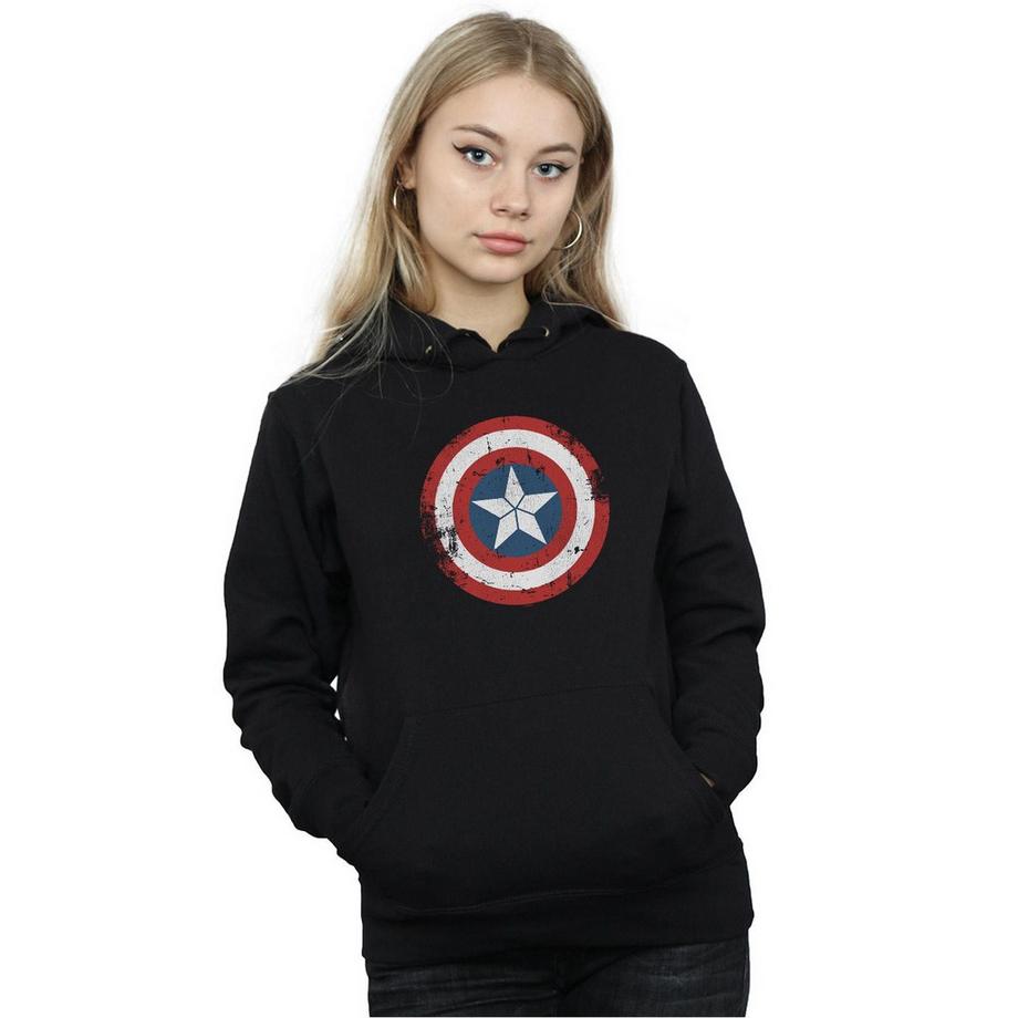 MARVEL Civil War Captain America Shield Sweat à Capuche  