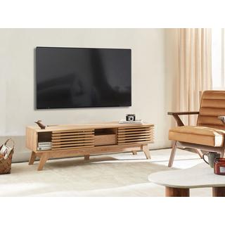 Beliani TV-Möbel aus Faserplatte Modern DETROIT II  