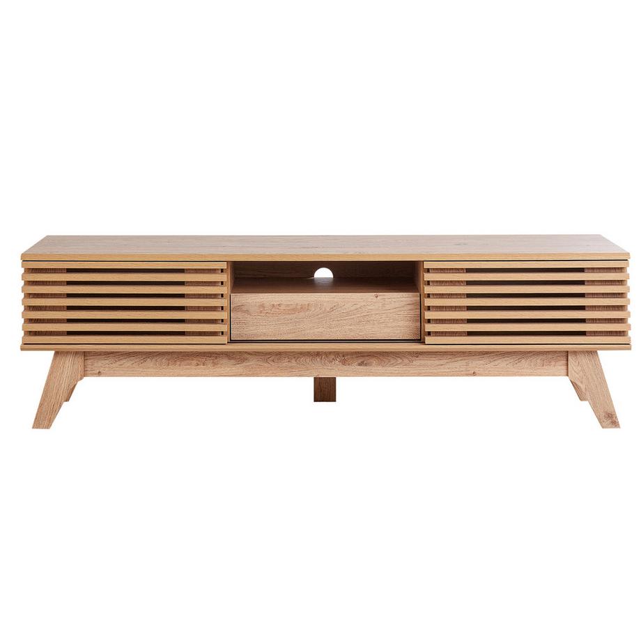 Beliani TV-Möbel aus Faserplatte  DETROIT II  