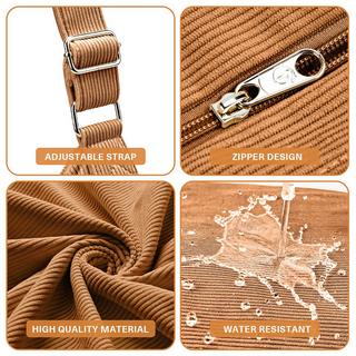 Only-bags.store Kordtasche Umhängetasche mit Reißverschluss Wasserdichter Shopper  