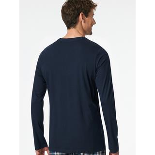 Schiesser Mix + Relax Langarm Pyjamaoberteil  