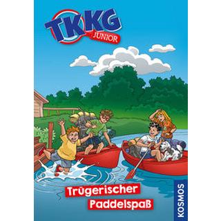 TKKG Junior, 18, Trügerischer Paddelspaß Schreuder, Benjamin; Julian, COMICON S.L.; Beroy + San (Illustrationen) Copertina rigida 