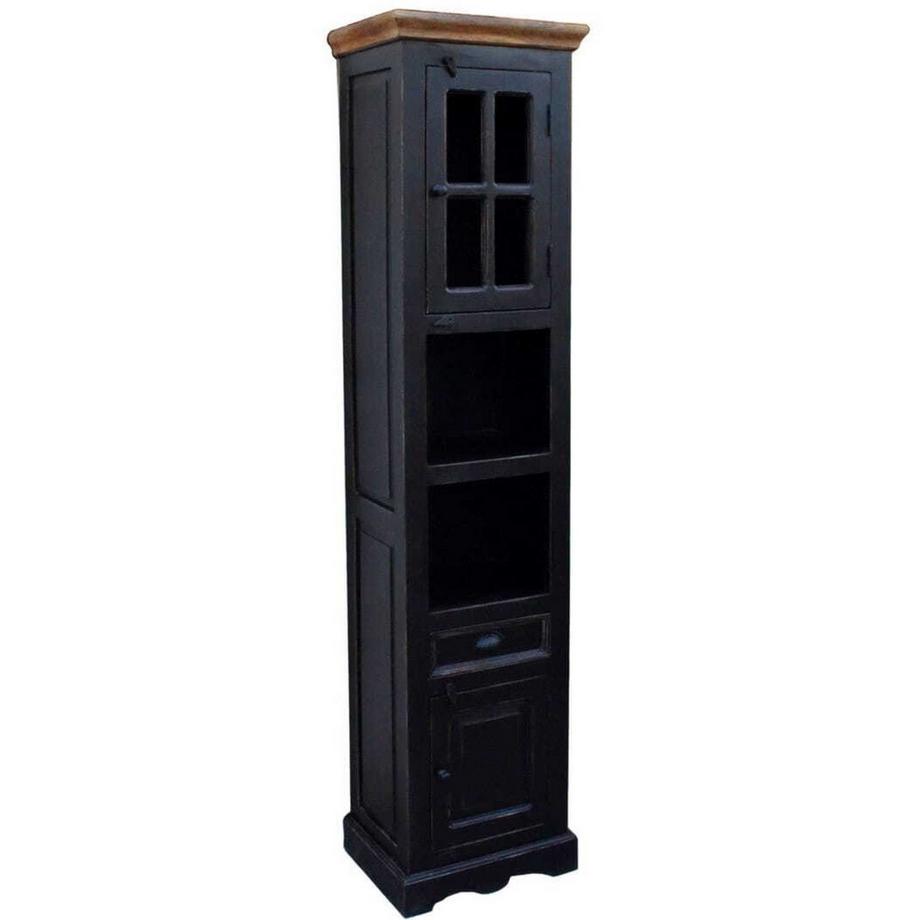 mutoni Armoire haute Taverna noir miel  