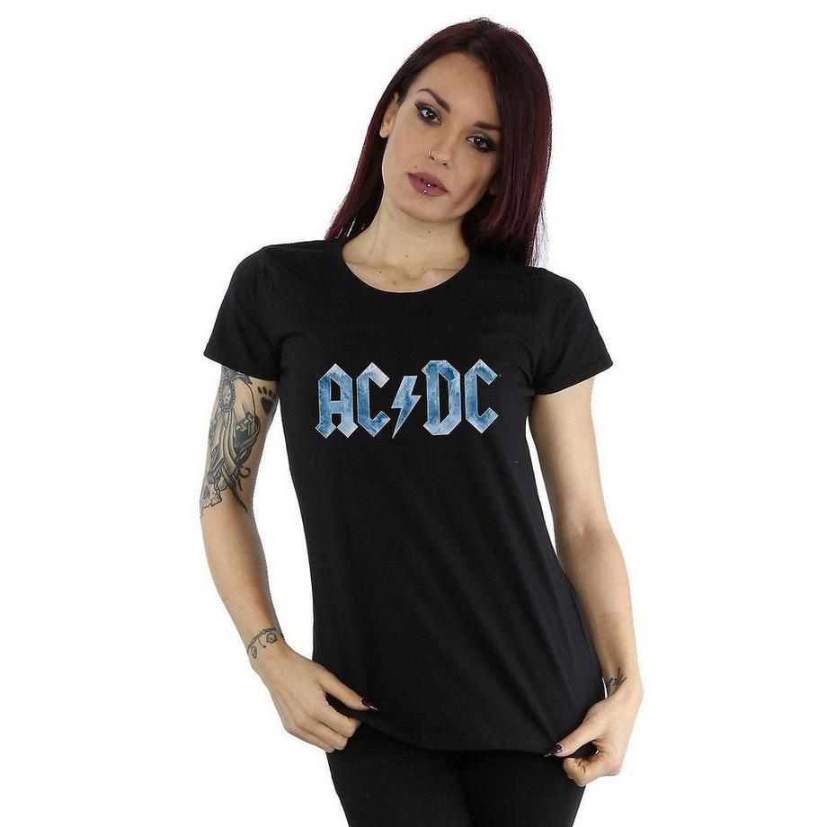AC/DC ACDC Logo Print T-Shirt  