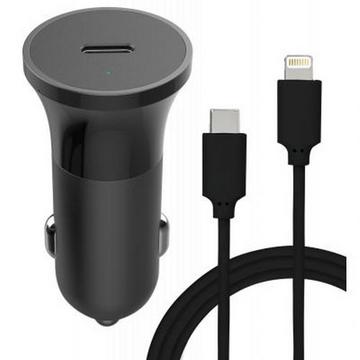 Caricabatterie auto 20W USB/C Ligthtning