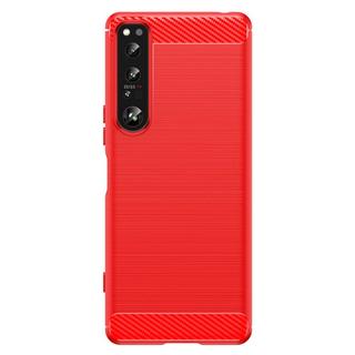 Cover-Discount  Sony Xperia 1 IV - Metall Carbon Look Hülle 