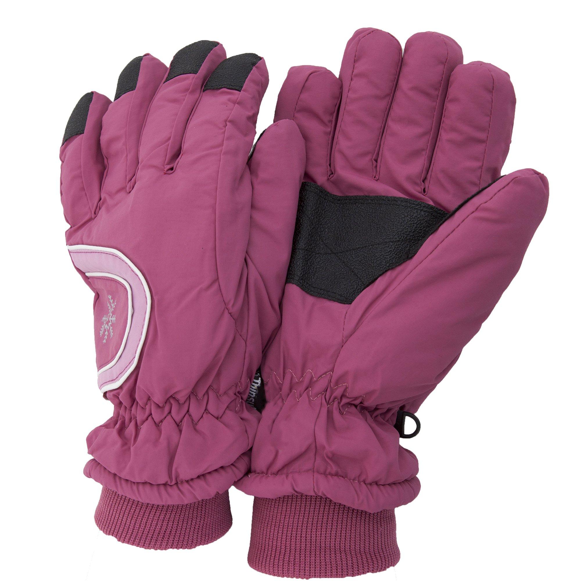 Image of Floso THINSULATE extra warm Thermal Padded WinterSki Handschuhe mit Palm Grip (3M 40g) - ONE SIZE