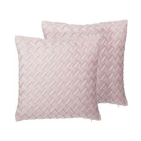 Beliani Lot de 2 coussins en Polyester Moderne TITHONIA  