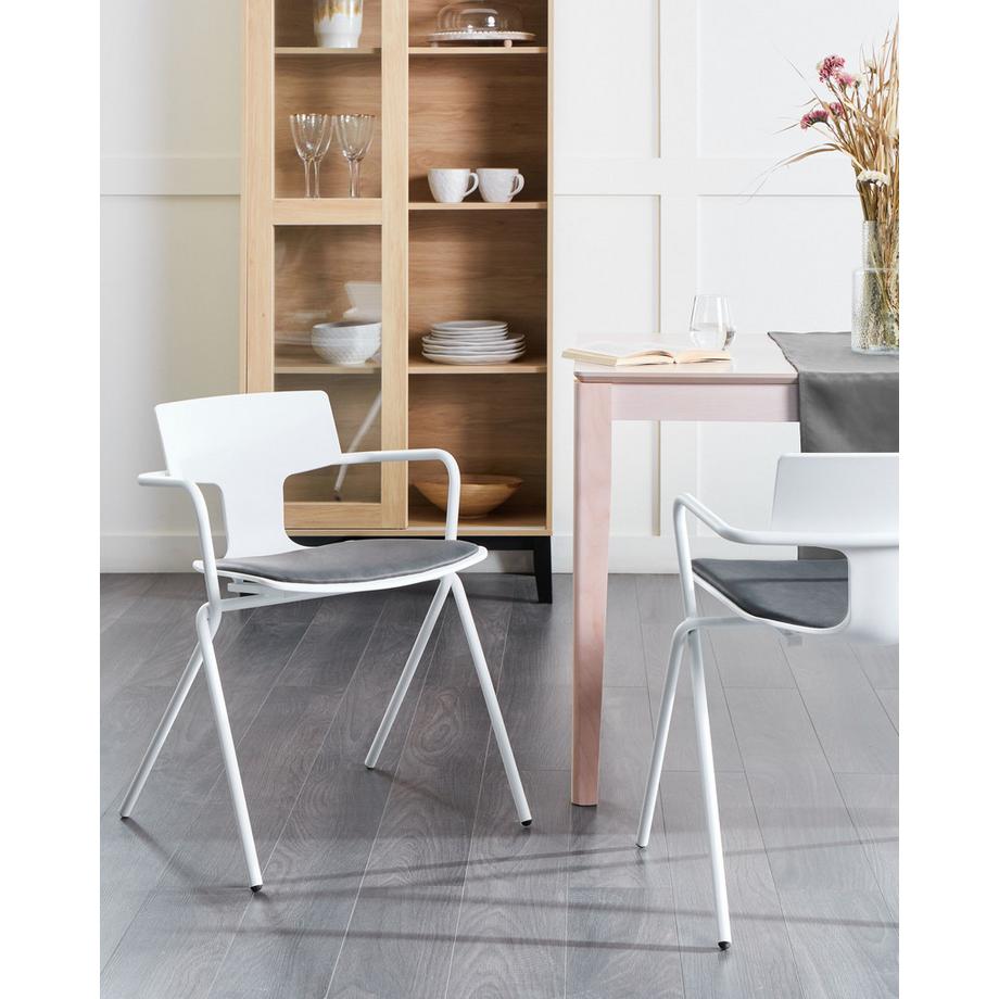 Beliani Lot de 2 chaises de salle à manger en Polypropylène Moderne MANSON  