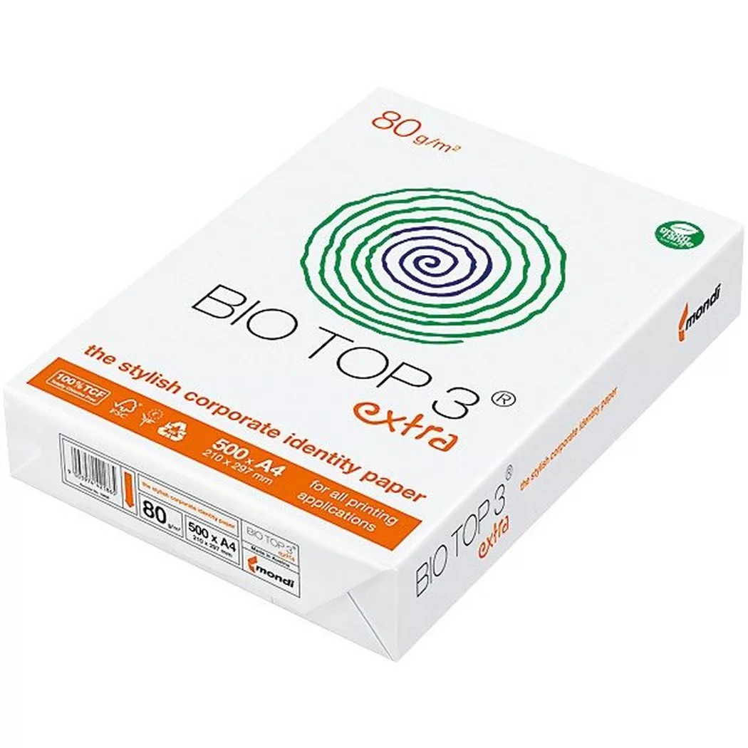 Mondi – Kopierpapier Biotop A4 88008658 80g, weiss 500 Blatt, 210x297mm