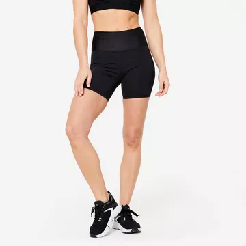 Shorts hoher Bund figurformend Fitness Cardio -