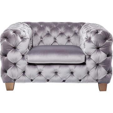 Fauteuil My Desire gris argent