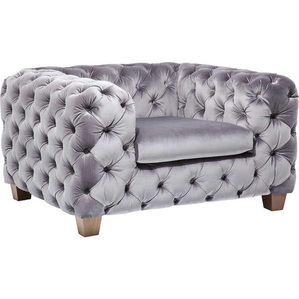 mutoni Fauteuil My Desire gris argent  