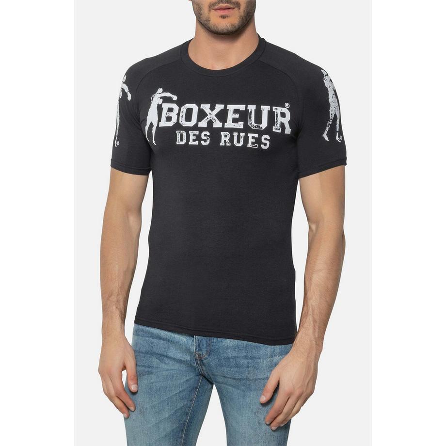 BOXEUR DES RUES Logo Raglan T-Shirt  