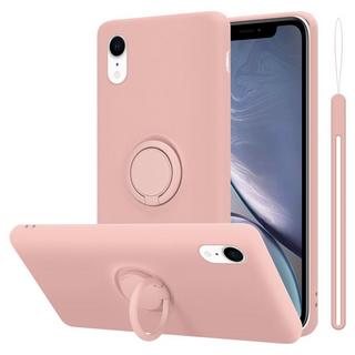 Cadorabo  Hülle für Apple iPhone XR TPU Silikon mit Ring Liquid 