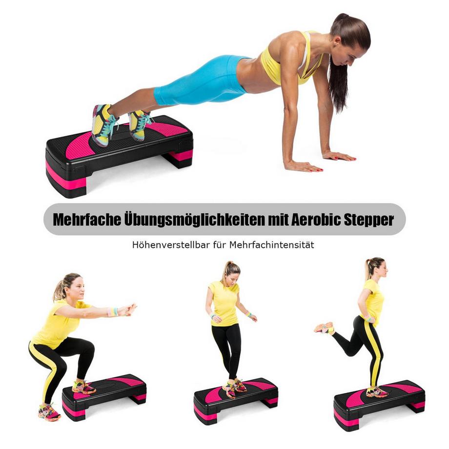 Northix  Stepper aerobico, livelli regolabili 