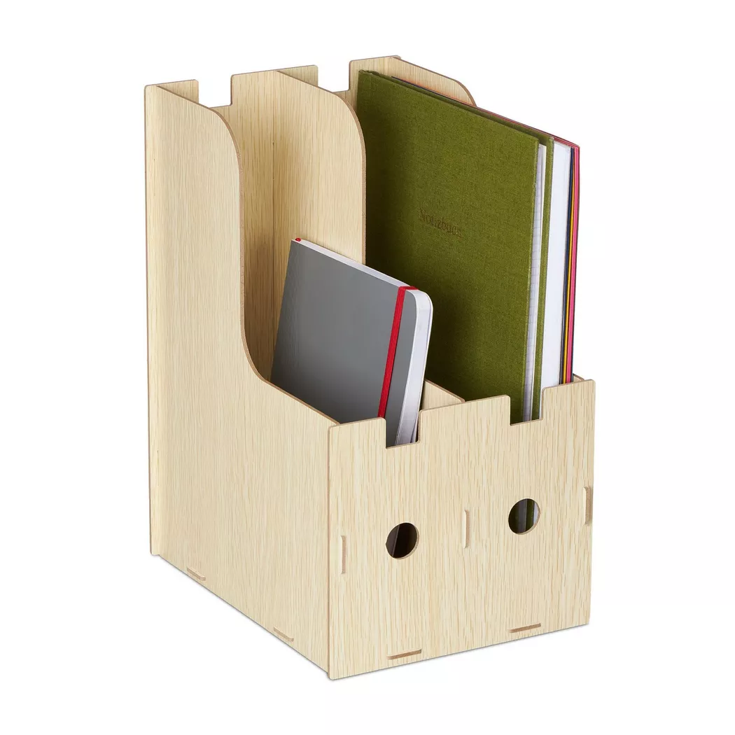B2X - Raccoglitore per riviste con 2 scomparti per DIN A4, One Size