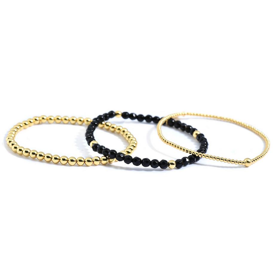 Cataleya armbänder vereint als Bundle mit Onyx