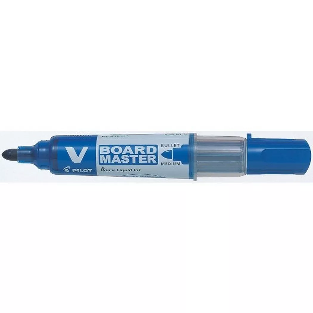 Pilot V Board Marker Pen, Blue (Pack of 10)