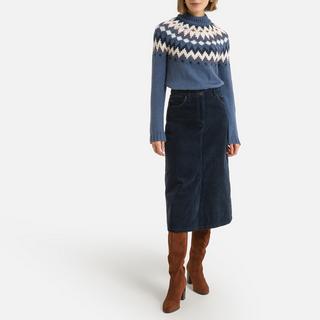 La Redoute Collections  Jupe évasée en velours 