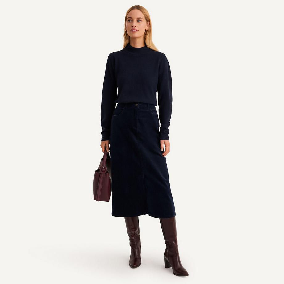 La Redoute Collections Ausgestellter Samtrock  