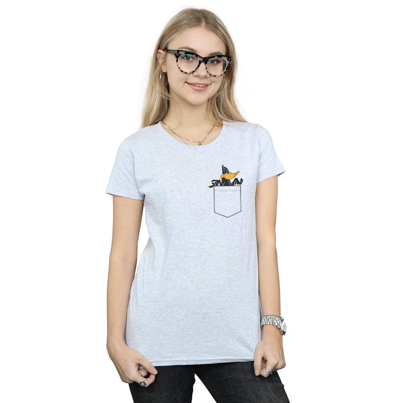 LOONEY TUNES Daffy Duck Pocket T-Shirt  