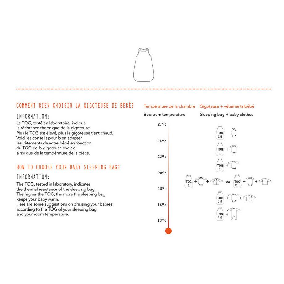 La Redoute Intérieurs Kumla Baby Schlafsack  